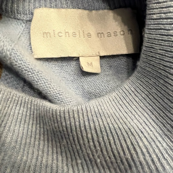 Michelle Mason Mock Neck Open Back Sweater - Picture 7 of 8